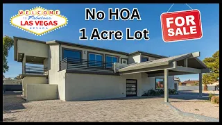 MILLION Dollar Luxury Home Tour | Remodeled | 1 Acre No HOA | Homes For Sale Las Vegas