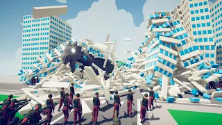 What if Modern Building is in Battles? Destruction Test TABS Mod Totally Accurate Battle Simulator