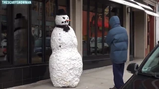 Funny Pranks Compilation | HumanFunny | Funny Scary Snowman | Prank Videos 2020