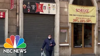 Travel Blogger Describes Life In Rome Under COVID-19 Lockdown | NBC News NOW