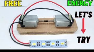 Free Energy Generate With Two Dc Motor