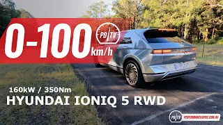 2022 Hyundai IONIQ 5 RWD 0-100km/h & motor sound