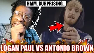 I'M SHOCKED ! | Logan Paul - GOING BROKE (Antonio Brown Diss Track) REACTION