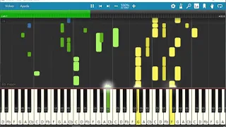 2ha piano synthesia- Florecimiento del Haitang《晚夜微雨问海棠》Light Rain of the Night Inquires the Begonia