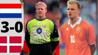 Netherlands 3 x 0 Denmark (Bergkamp, Peter Schmeichel) ● UEFA Euro 2000 Extended Goals & Highlights