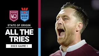 Every try from Ampol State of Origin I, 2023 | Queensland Maroons v NSW Blues | NRL