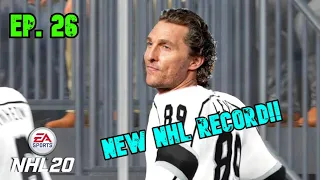 NHL 20 - Be a Pro (EP.26) - Record Breaking Debut!