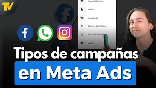 Tipos de campanas y objetivos en Facebook Ads