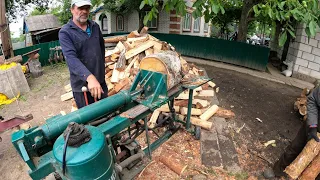 Дровокол гідравлічний ГД-40 саморобний. Простий у виготовленні серйозний в роботі. Все буде Україна!