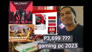 amd a8 7680 budget meal gaming test farlight 84 and valorant