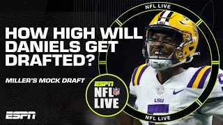 2024 NFL Mock Draft: Matt Miller talks Jayden Daniels to Giants at No. 4 👀 | NFL Live