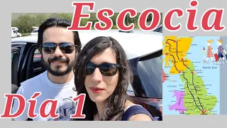 Viaje a Escocia| Vlog día 1| Nuestra ruta  - ¿Qué visitar? -Tips y más