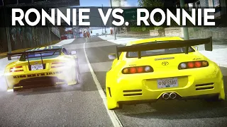 NFS Most Wanted - Toyota Supra (Ronnie) vs. Aston Martin DB9 (Ronnie)