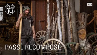 Jérôme est charron et a choisi de vivre à l'ancienne