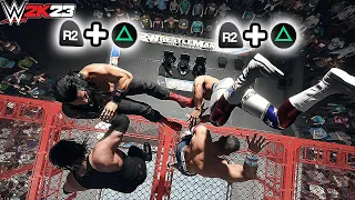 Best Double OMG MOMENTS in WWE 2K23 !!!