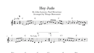 HEY JUDE (The Beatles) | Lead sheet