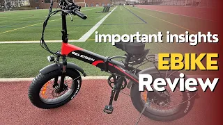 important Key Details: GELEISEN Electric Bike Review