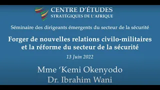 Forger de nouvelles relations civilo-militaires et la réforme du secteur de la sécurité en Afrique