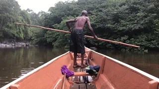 Anjumara fishing Suriname. Pt 2 Boatman Fritz is upset