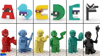 Alphabet Lore but they're LEGO minifigures (A-Z)