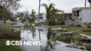 Driving through the aftermath of Hurricane Ian in western Florida