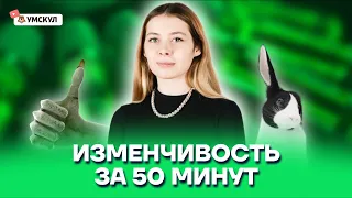 Изменчивость за 50 минут | Биология ЕГЭ 10 класс | Умскул