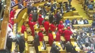 WATCH: EFF enter National Assembly singing and dancing