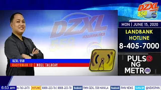 DZXL NEWS: PULSO NG METRO - 06/15/2020 - 6:30 A.M - 7:00 A.M