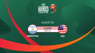 Argentina v USA | Full Game - FIBA U16 Americas Women's Championship 2021