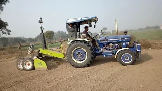 Farmtrac 60 T20 कितना डीजल लेता हैं 1 घंटा मे (कम्प्यूटर गोडी पर) Lasers Land levler per