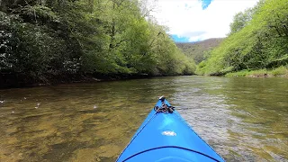 Upper Greenbrier River In Spring - Headwaters at Durbin to Marlinton West Virginia 4K. Part 1