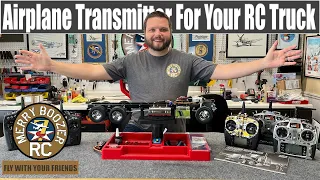 How To Use An Airplane Transmitter With Your RC Truck (Spektrum NX8) No Center Spring On Throttle.