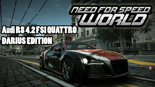 NFS World Audi R8 4.2 FSI QUATTRO DARIUS EDITION | Engine Sound-Speed Test | Race-Drag-Pursuit Test