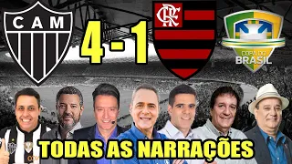 Todas as narrações - Atlético-MG 4 x 1 Flamengo | Copa do Brasil 2014