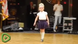 What a McCutie: Tiny 4-year-old Irish dancer gets standing ovation