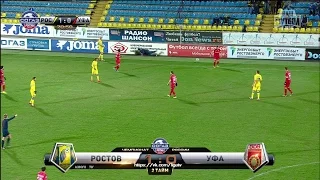 Sardar Azmoun's goal. FC Rostov vs FC UFA | RPL 2014/15