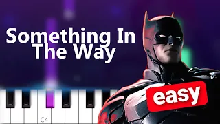 Batman , Nirvana - Something In The Way  EASY PIANO TUTORIAL