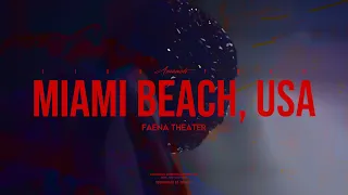 Amanati - Live From Miami Beach, USA - Faena Theater (Official Audio)