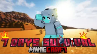 Sinh Tồn 7 Ngày Khắc Nghiệt tại Sa Mạc Sahara trong Minecraft