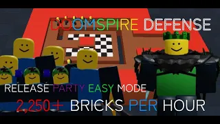 BEST GRINDING METHOD IN DOOMSPIRE DEFENSE ROBLOX!