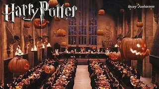 Halloween Feast in the Great Hall⚡🎃Harry Potter Ambience ASMR