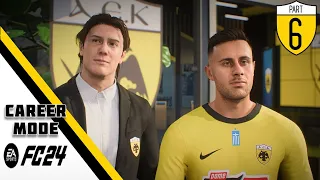 Ήρθαν οι ΠΡΩΤΕΣ ΜΕΤΑΓΡΑΦΕΣ! : EA FC 24 AEK Athens Career Mode (greek) #6