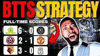 Both Teams To Score (BTTS) BETTING STRATEGY REVEALED! 😳