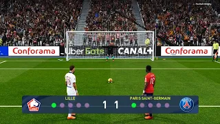 PES 2021 | LILE vs PSG | Penalty Shootout | Ligue 1 | Gameplay PC