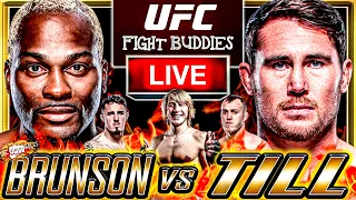 🔴UFC VEGAS 36: DEREK BRUNSON VS DARREN TILL + PADDY PIMBLETT UFC DEBUT LIVE FIGHT REACTION!