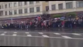 Как провели парад в Донецке? Смотри! 9 May 2015 Donetsk