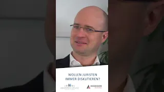 Wollen Juristen wirklich immer diskutieren? #Shorts