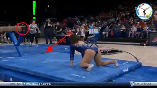 Dangerous gymnastics accidents, watch what happened