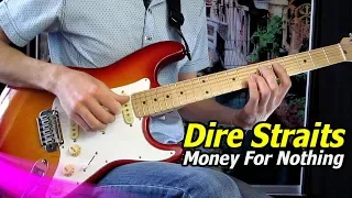 Как играть на гитаре Dire Straits - Money for Nothing. Урок, разбор песни.