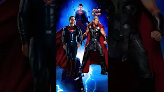 THOR ⚡ VS SUPERMAN (ALL VERSIONS) 🔥 #MARVELVSDC #MARVEL #TRENDING #shorts